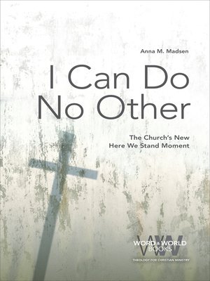 cover image of I Can Do No Other
